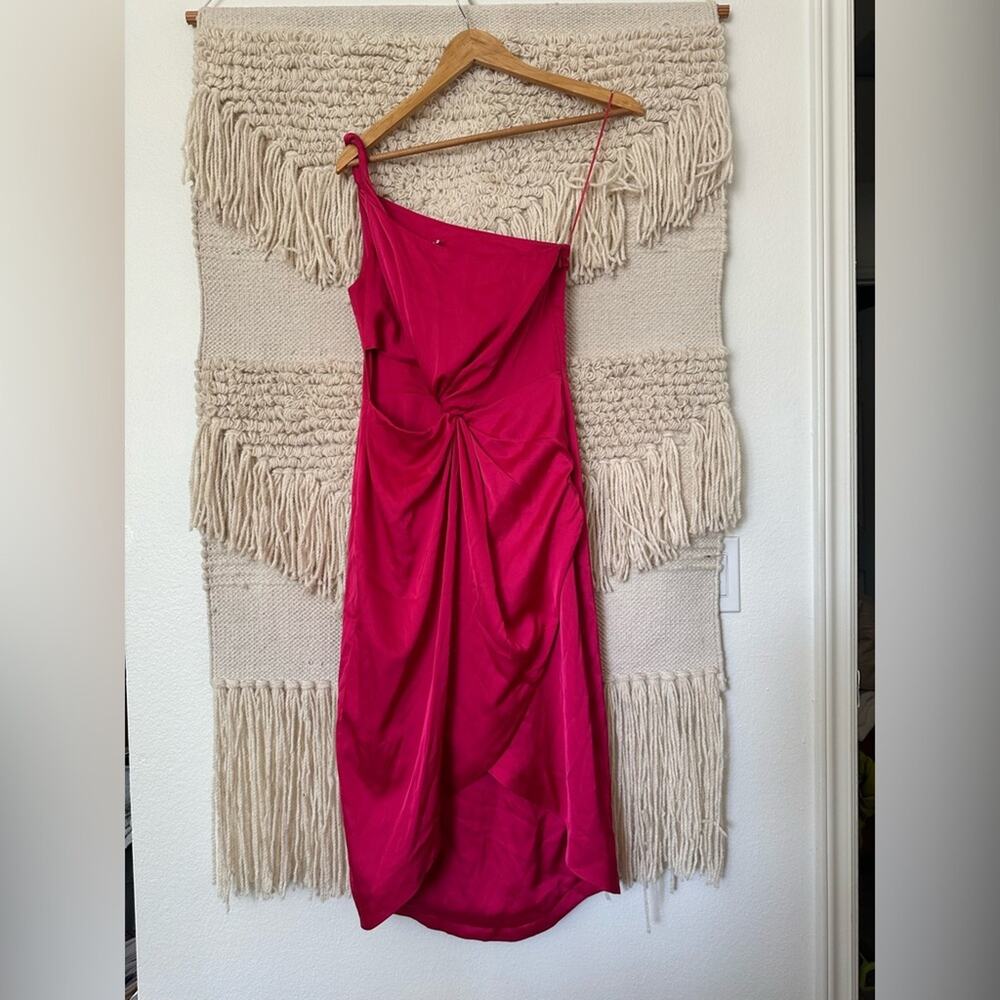 AMUR Deena One Shoulder Dress
